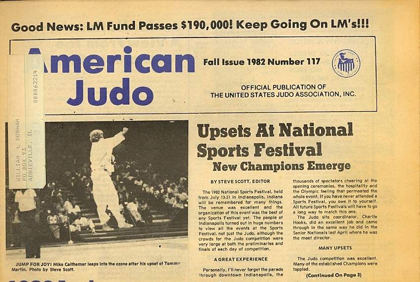 Fall 1982 American Judo Newspaper